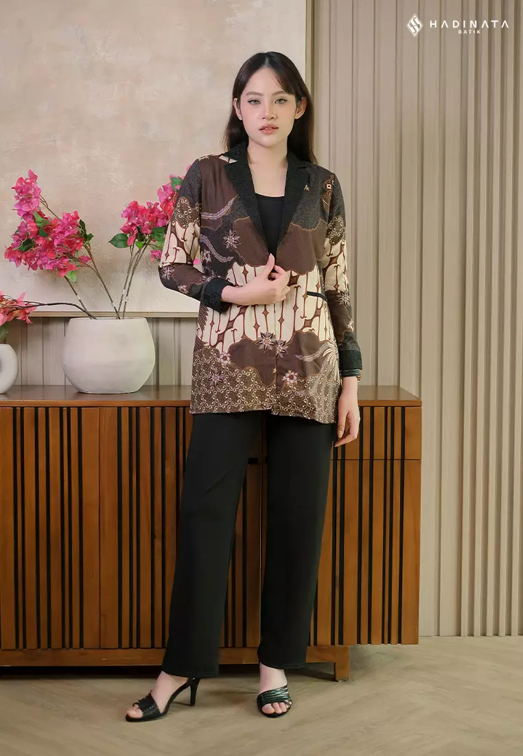 Hadinata Batik Wanita Outer Furing Dobby Prayata