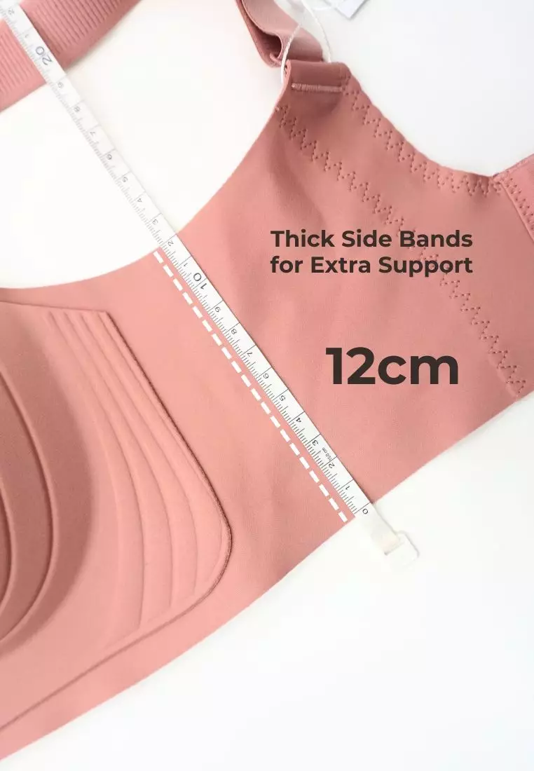 3 Pack Wynter Plus Size Wireless Bra Bundle - Taupe, Black, Brown