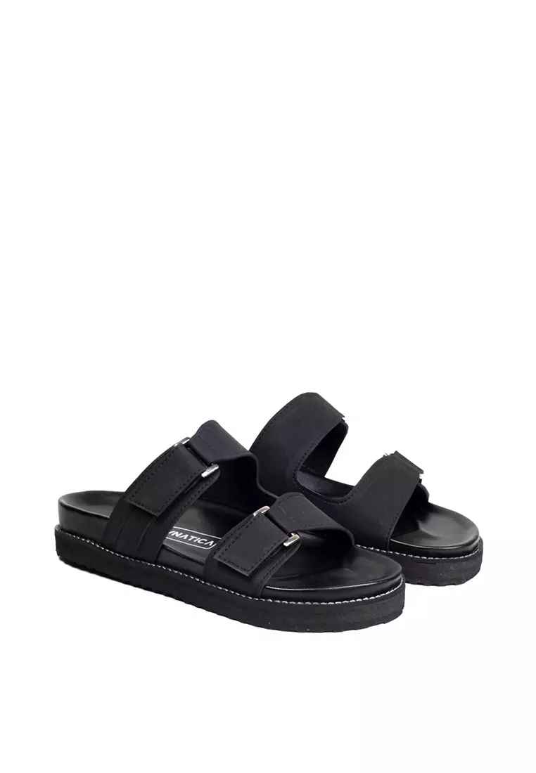 Lvnatica Abel Full Black Slide Sandals