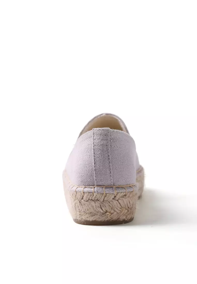 厚底帆布草編麻底鞋 HB87