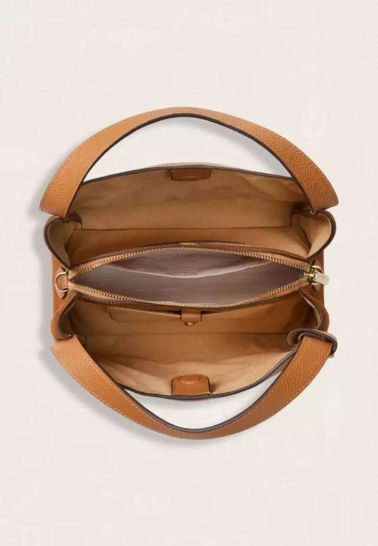 Kate Spade Knott Pebble Suede Medium Crossbody Bungalow