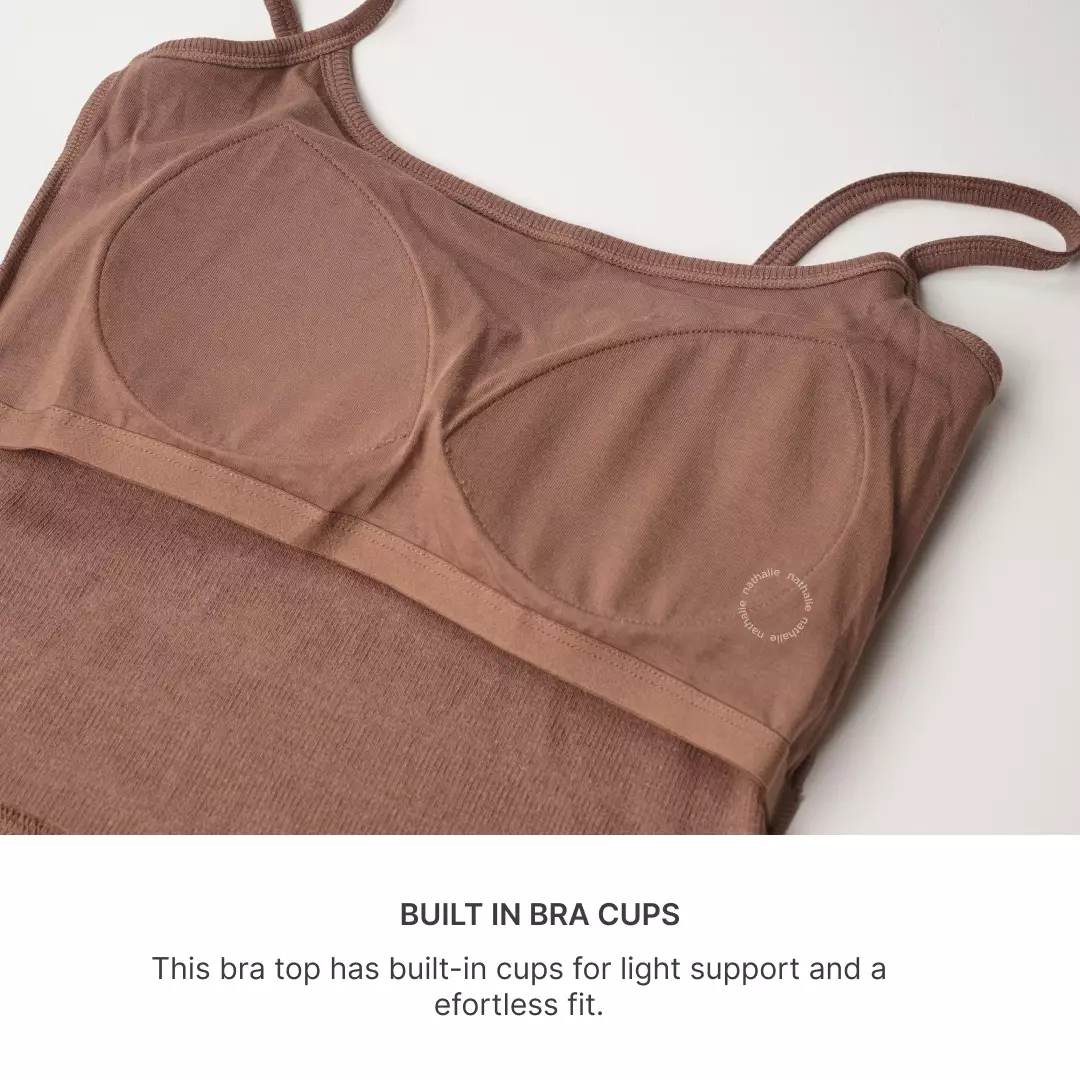 Nathalie Bra Top Cotton Blend NTA 3499 - Putih