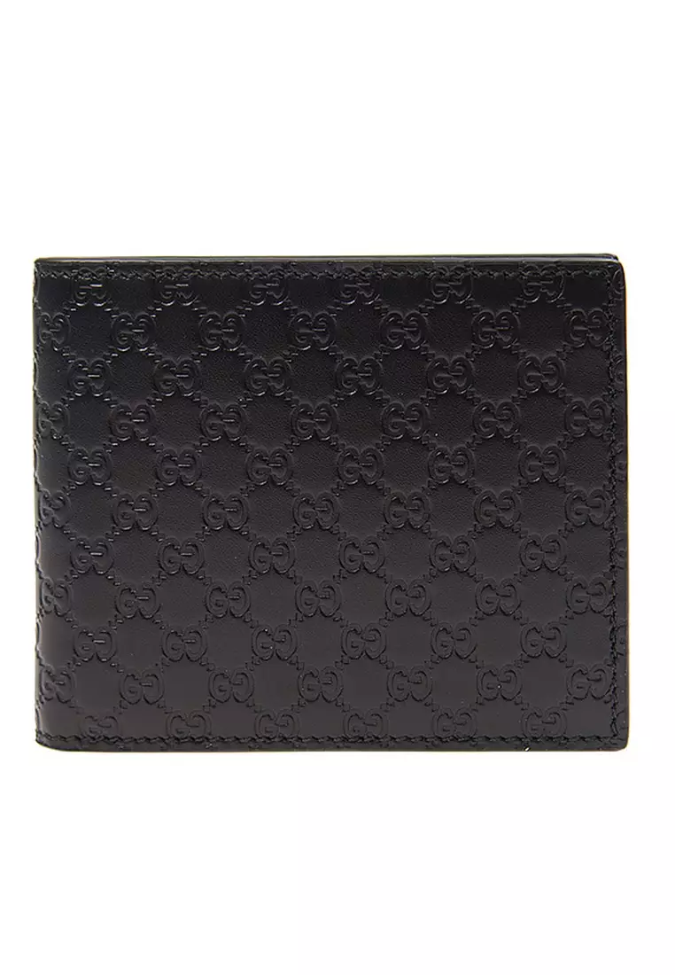 Gucci Gucci Micro Guccissima Bi-Fold Wallet in Black 2024 | Buy Gucci ...