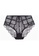 W.Excellence black Premium Black Lace Lingerie Set (Bra and Underwear) B2DFFUSA220972GS_3