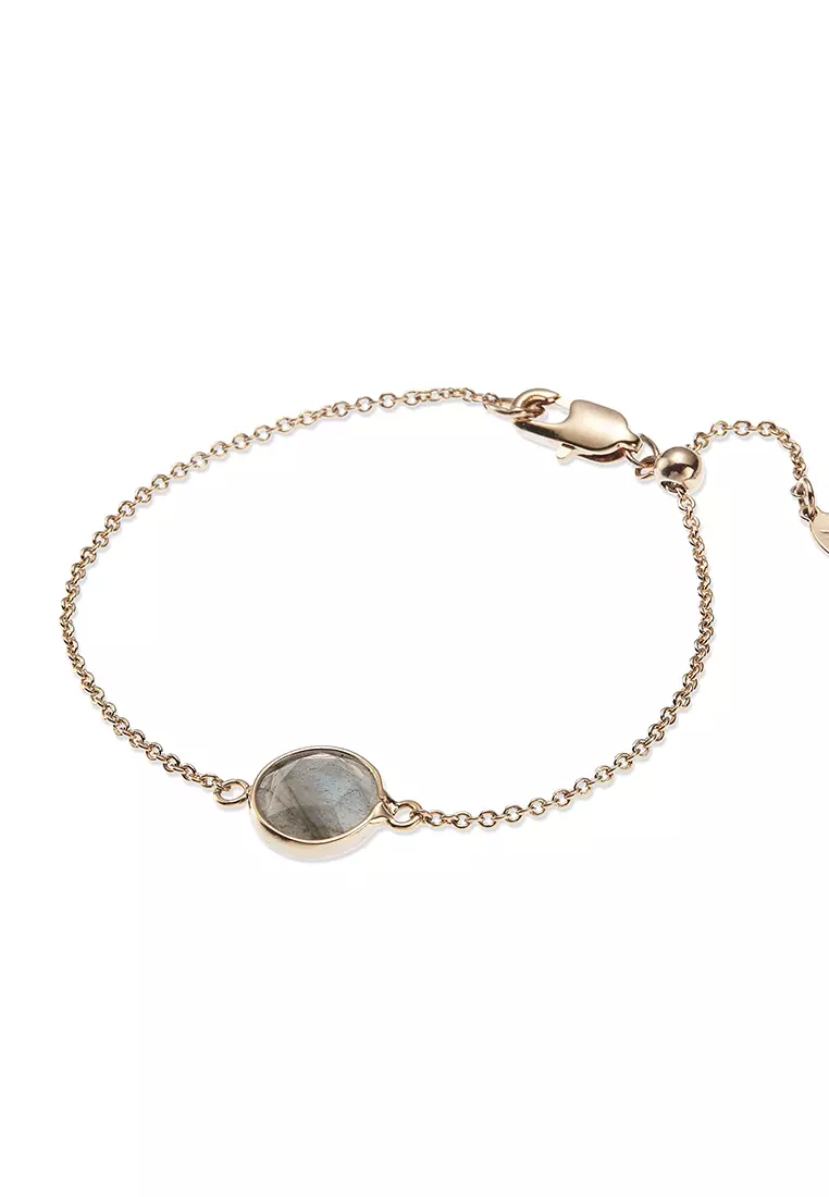 Gold best sale stone bracelet