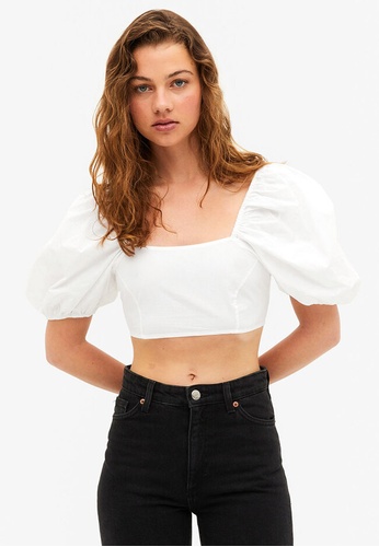 DASHA FLORAL SMOCKED PUFF SLEEVE TOP | Love and Bravery