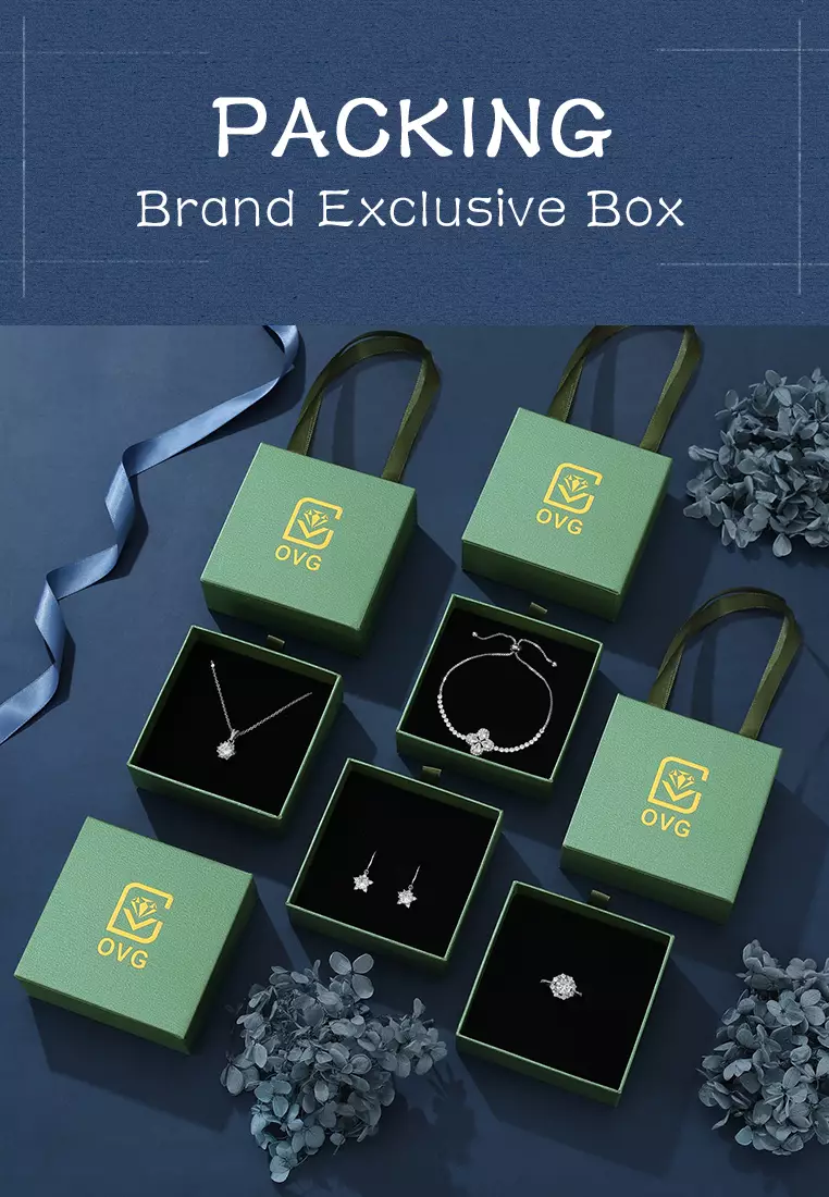 Cincin Wanita Original R020 Korea Berlian Titanium Perhiasan Cewek Adjustable Rings Kotak Indah