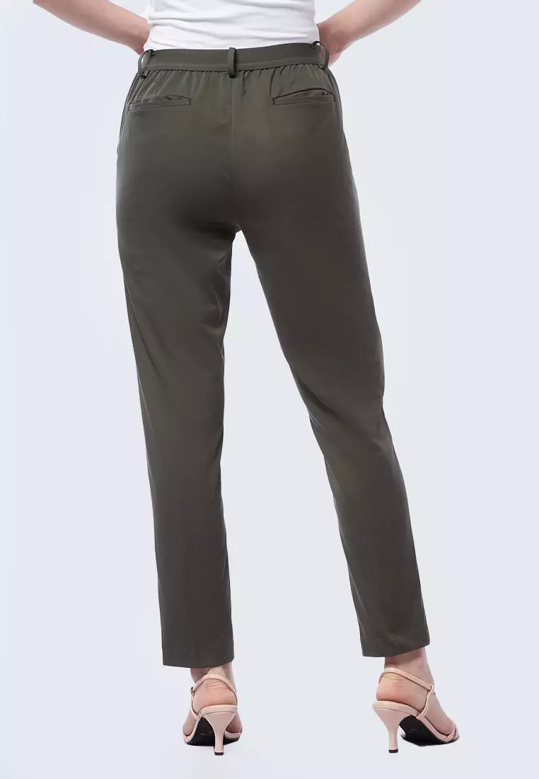 Basic Tapered High Rise Pants