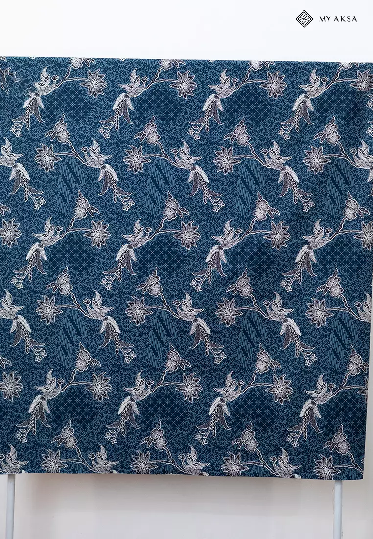 My Aksa Kain Batik Print Jeda Jenak Navy