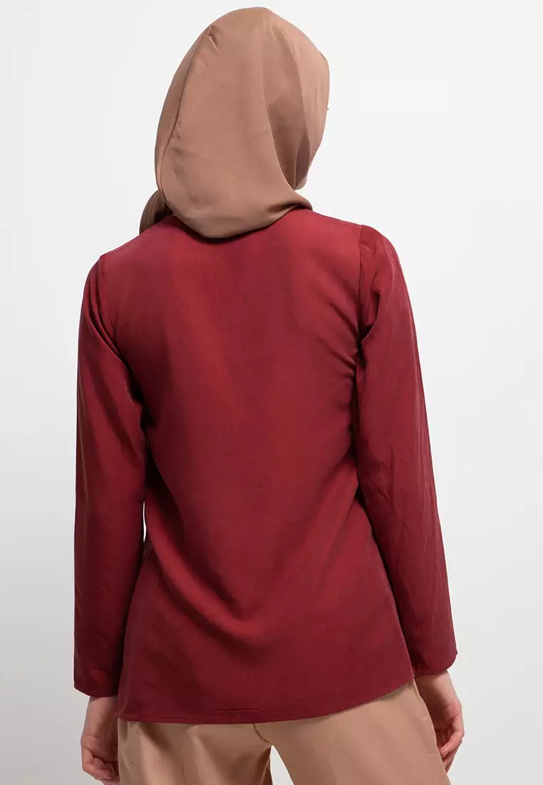 Yuva Blouse In Maroon