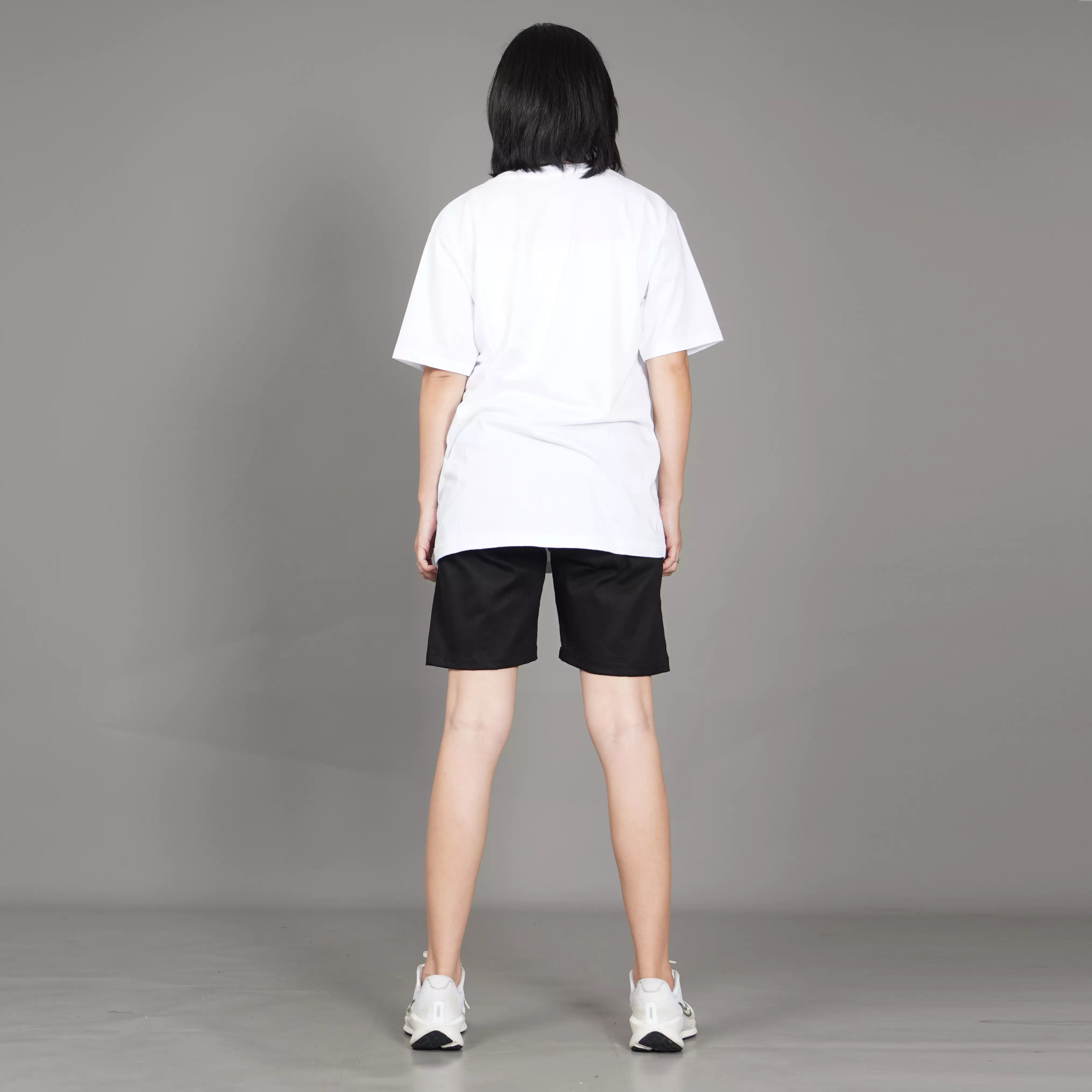 FRELY Celana Pendek Hitam Wanita Short Chino Pants Wanita - HITAM