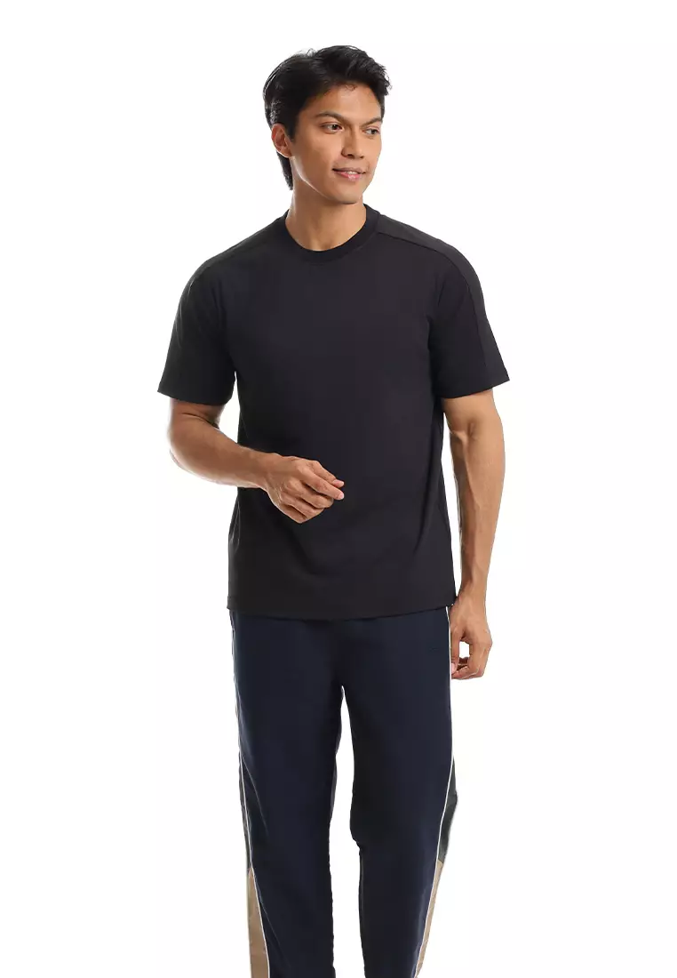 Forest Mens Stretchable Quick-Dry Sports Tee - 24160-01Black