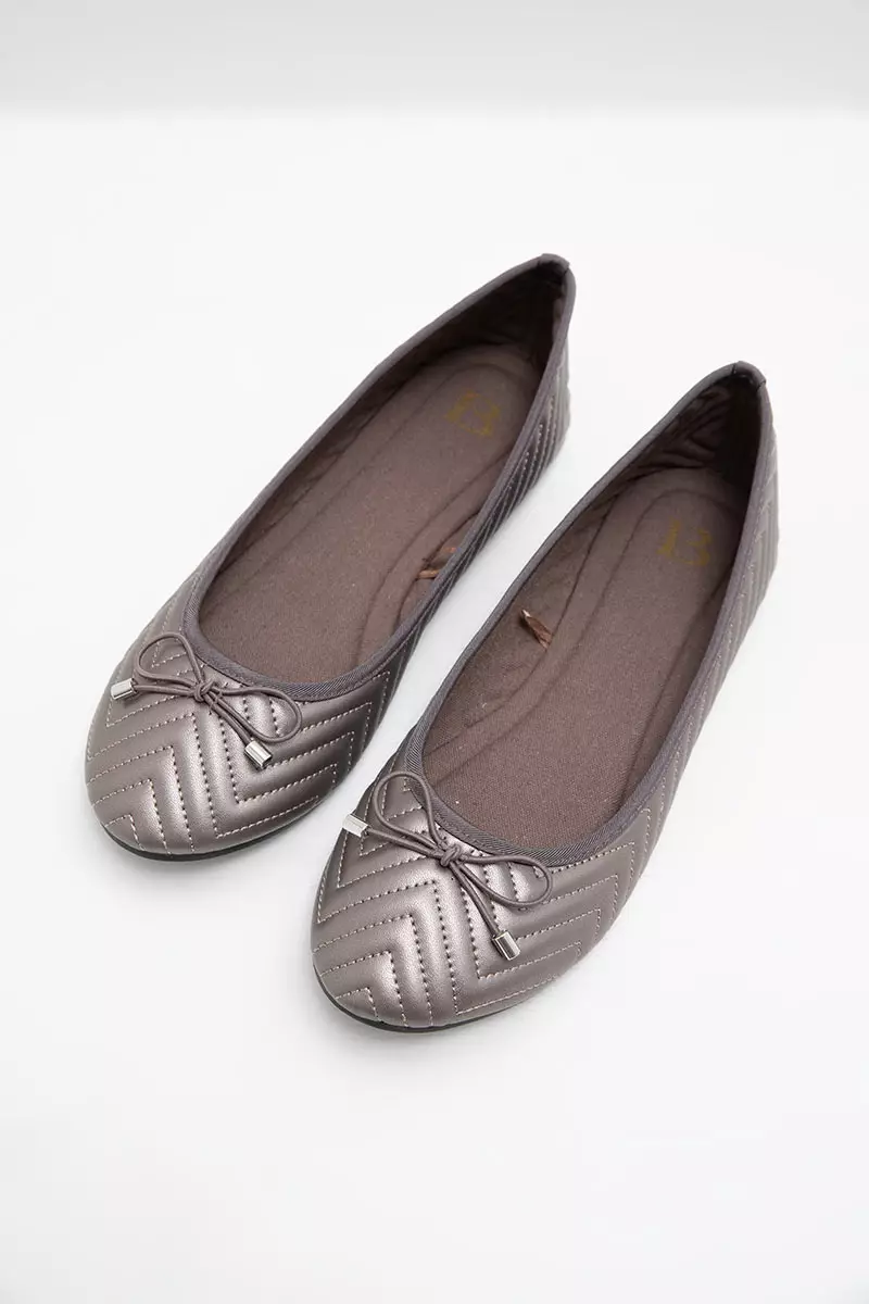 Sofia Manny Ballerina Quilted Bronze