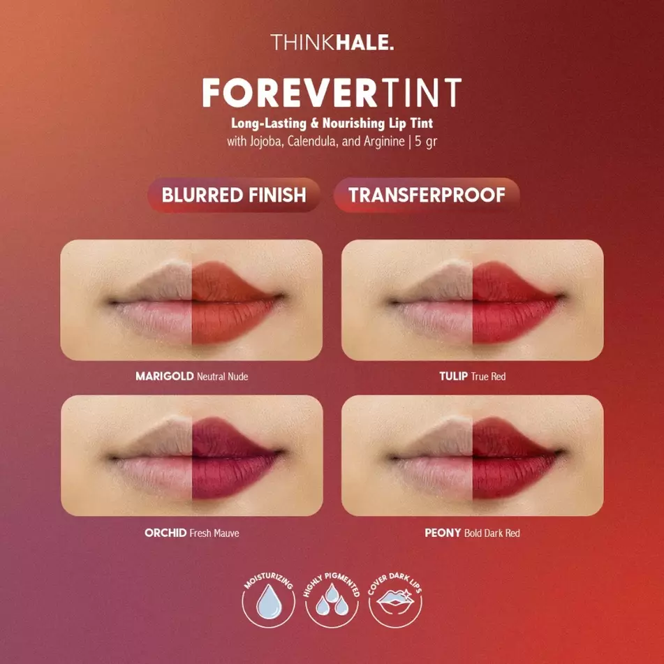 HALE FOREVER TINT LONGLASTING & NOURISHING LIP TINT TULIP