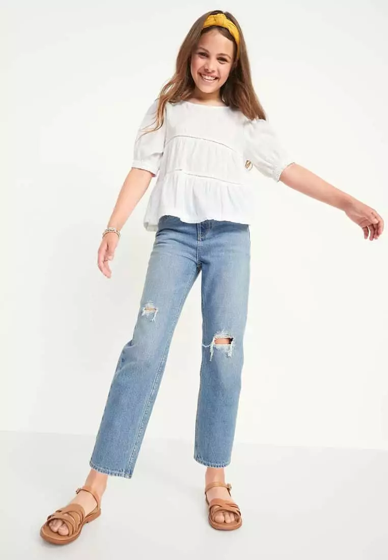 Denim Old Navy Jeggings Girls Buy Old Navy High-Waisted Rockstar