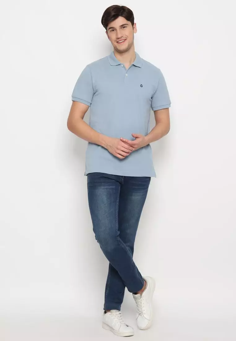 MATSUDA Kaos Polo Shirt Pria Kerah Kushima