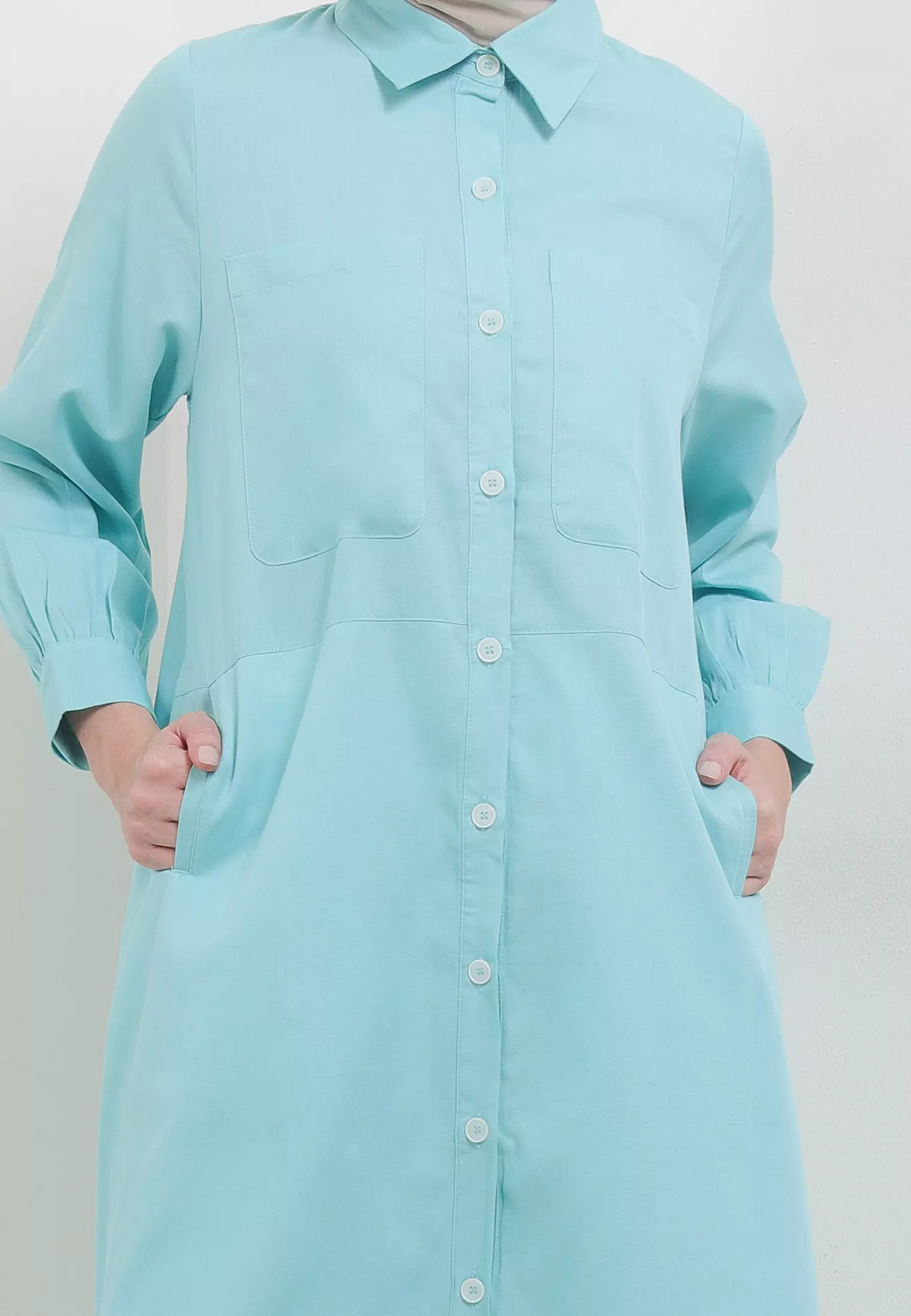 MFMW Salisha Midi Dress Hijau Tosca