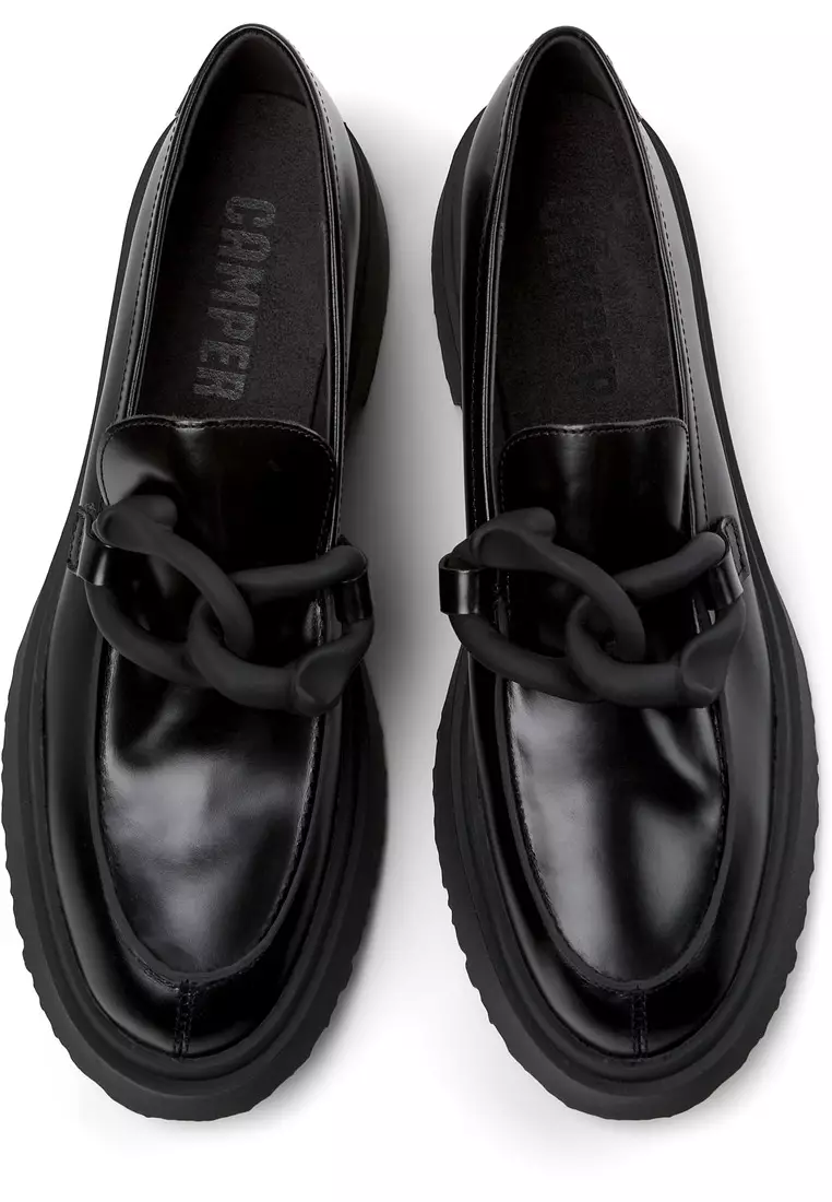 ★送料無料★CAMPER MENS WALDEN K101029-001 Walden Black Loafers for Men - Spring/Summer collection