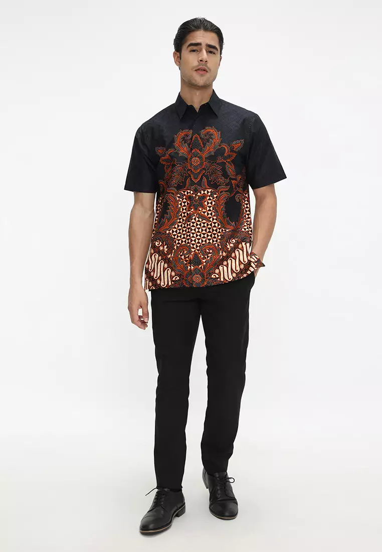 Hadinata Batik Pria Kemeja Pendek Abista Anissa