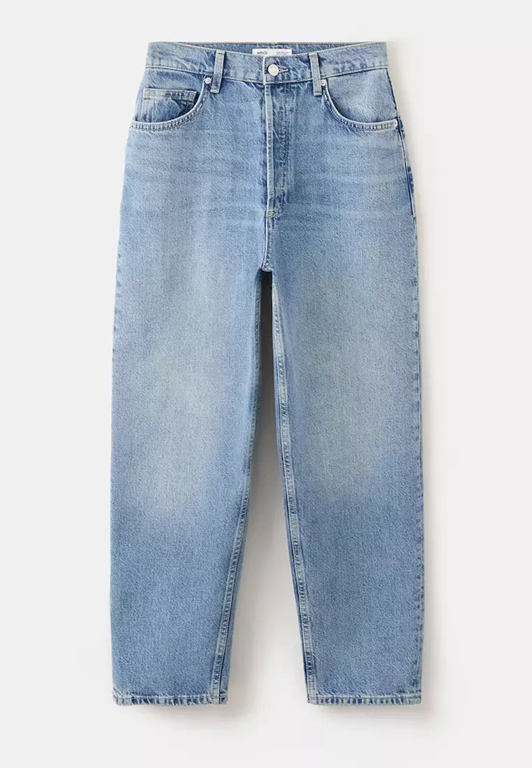High-Waisted Mom-Fit Jeans