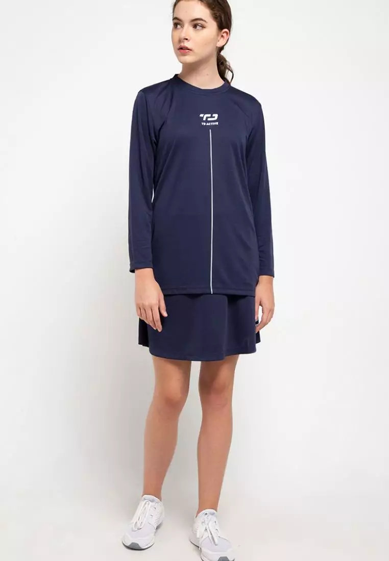 Td Active LS012 l-s Raglan Kaos