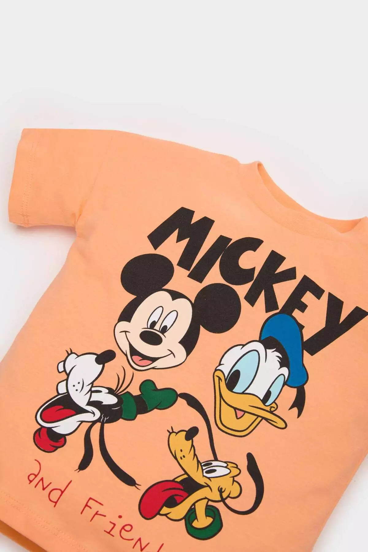 Baby Boy Disney Mickey & Minnie 2-Piece Set Short Sleeve T-Shirt Elastic Waist Shorts E6924A525Sm