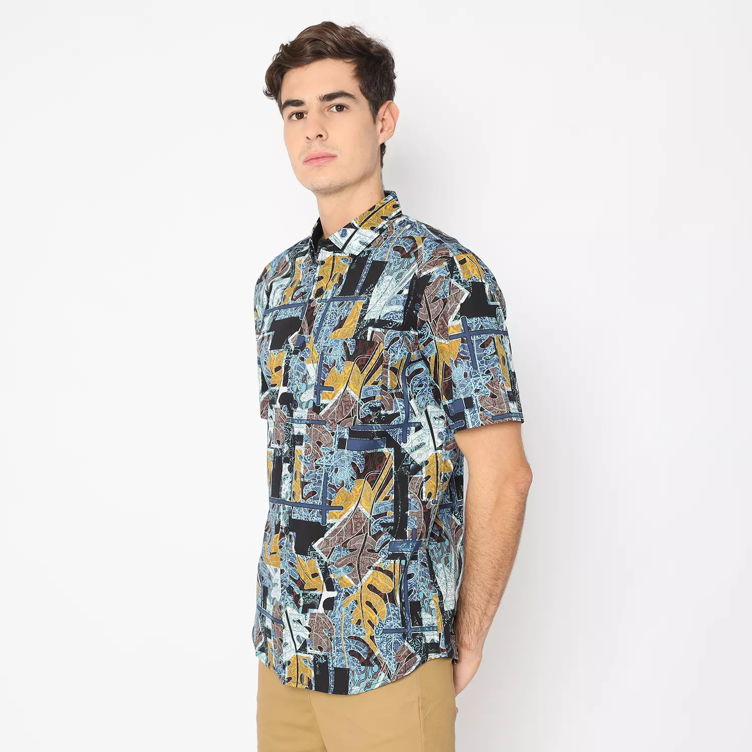 Platini Kemeja Hawai Pria Lengan Pendek 131956