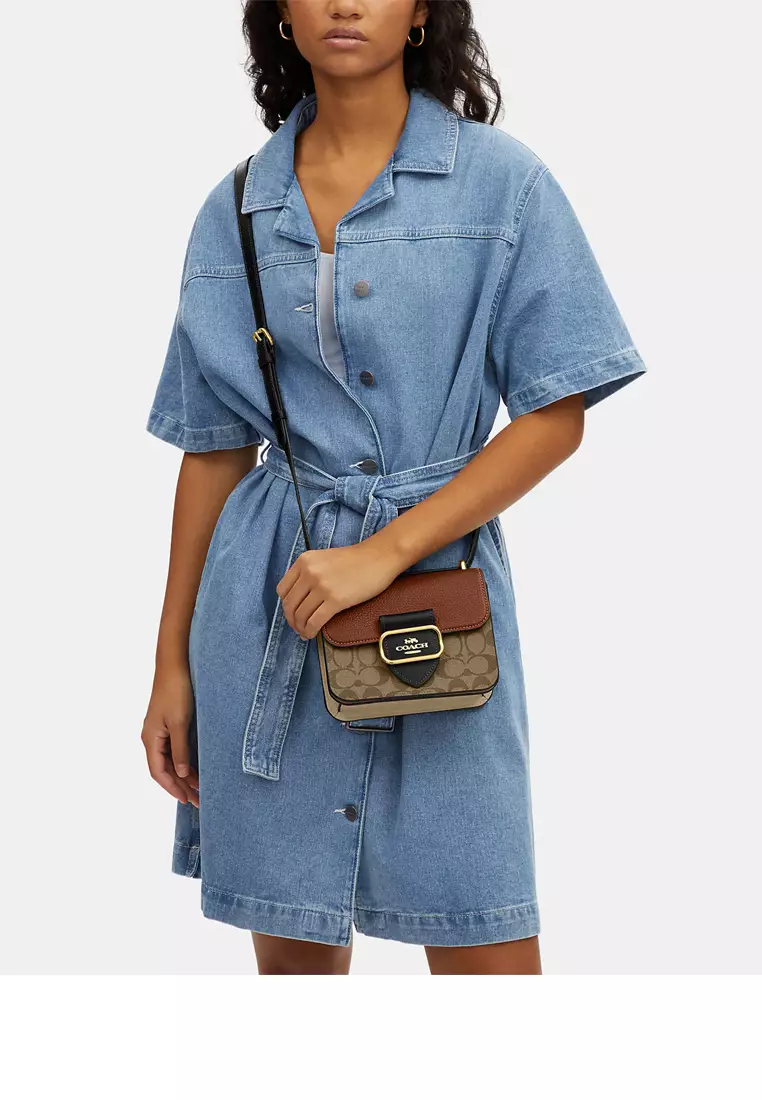 Square crossbody best sale
