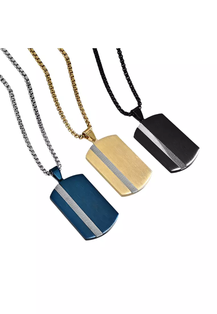 Zalora Military Necklaces For Men Swiss Military By Hanowa Men's