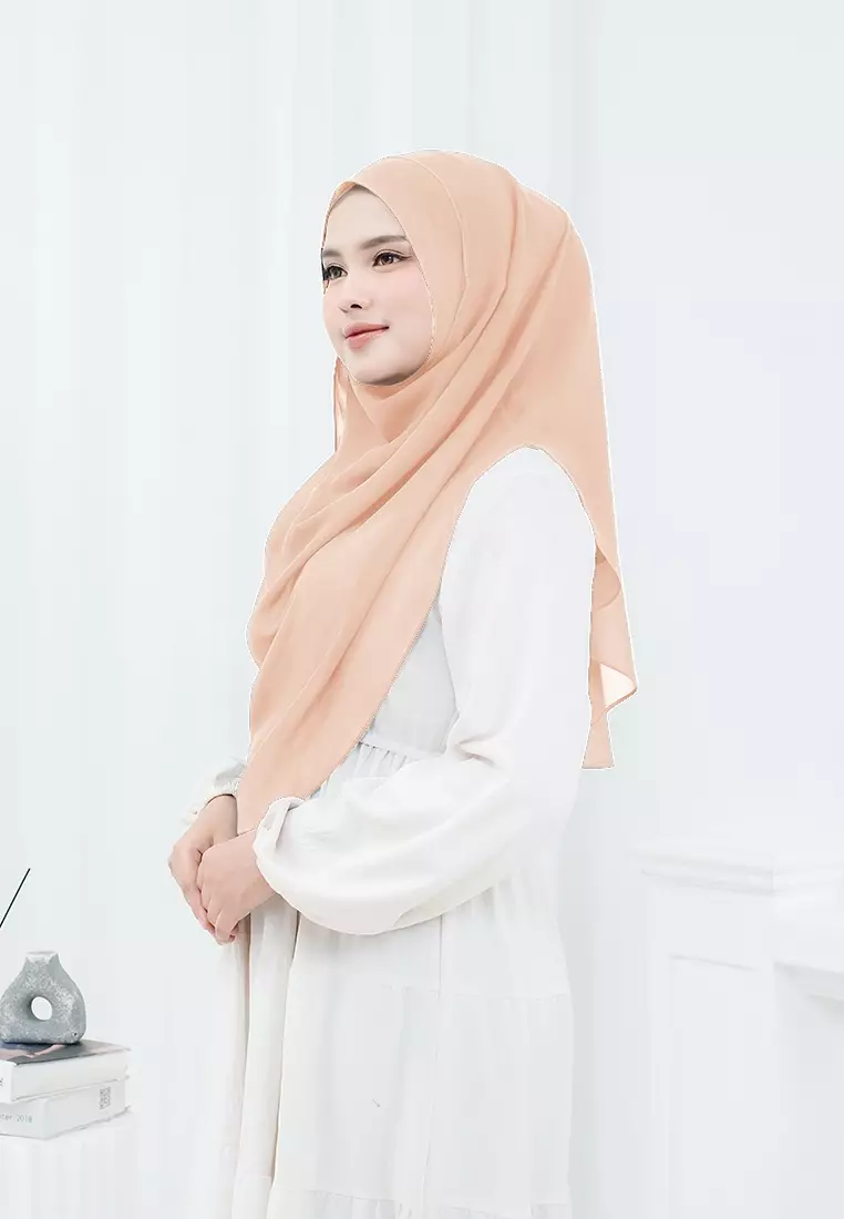 HIJAB INSTAN ZHAZA - LIGHT PEACH