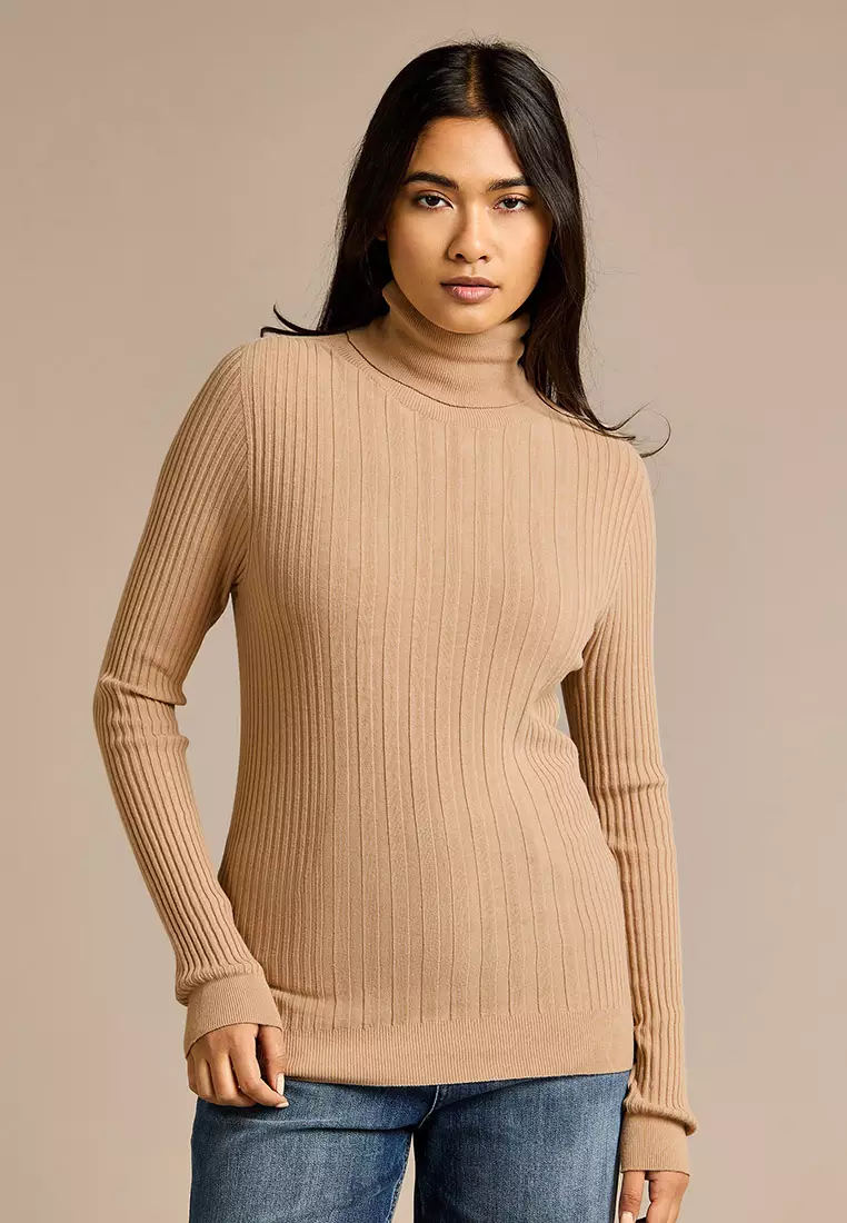 Lizzie Turtle Neck Fine Knit Jumper