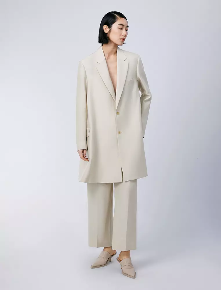 宽松通勤中长款风衣