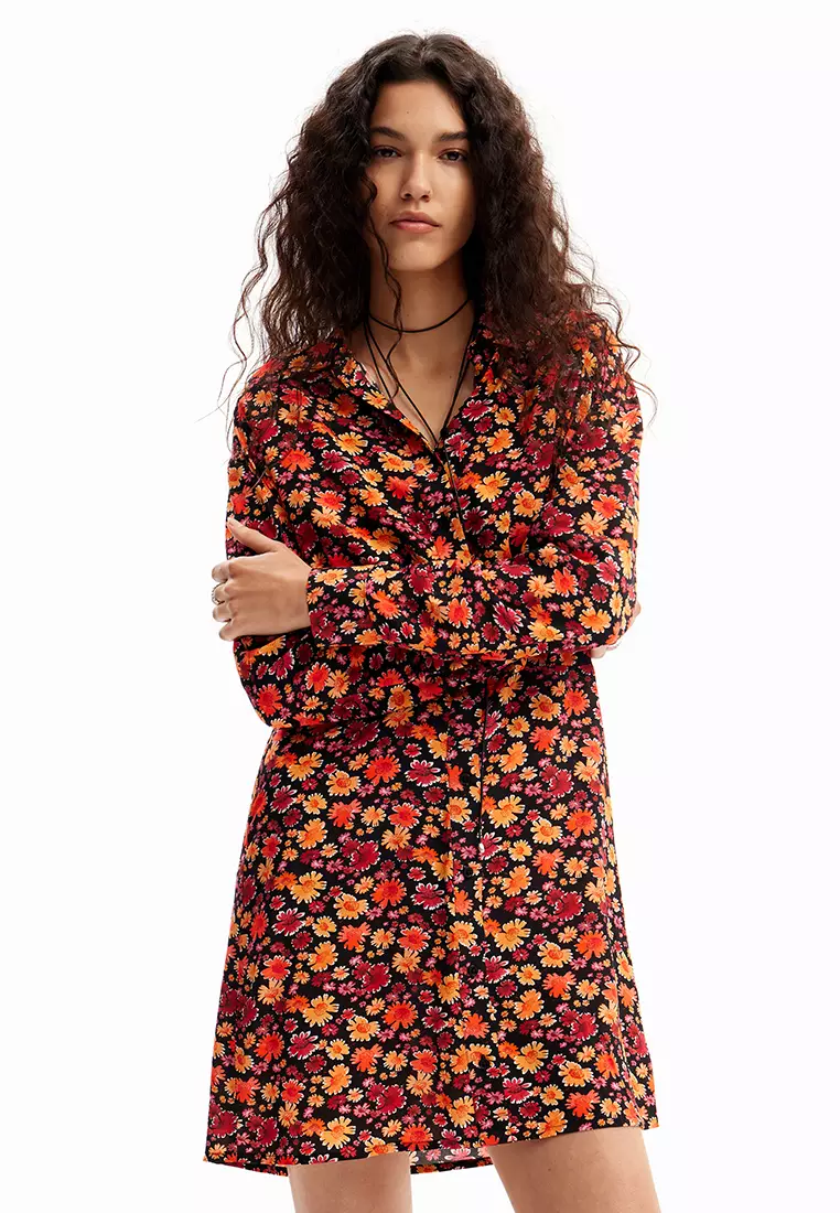 Buy Desigual Desigual Woman Short floral shirt 2025 Online
