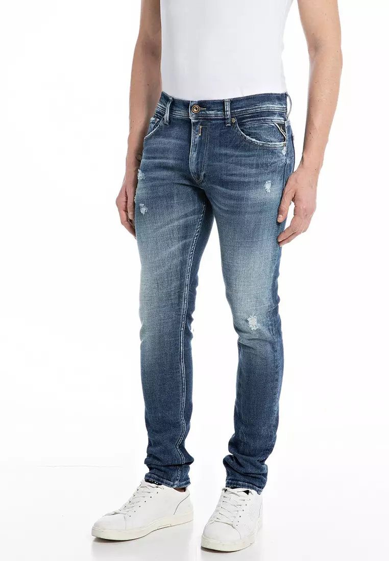 Replay jondrill skinny jeans best sale black
