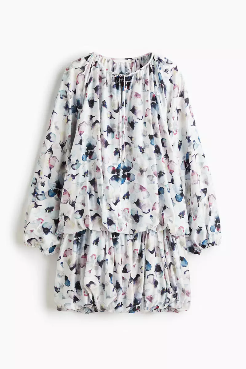Bubble-hem dress