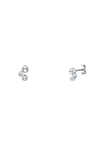 經典款施華洛世奇水晶 925esprit 內衣 純銀耳環, 飾品配件, 耳釘
