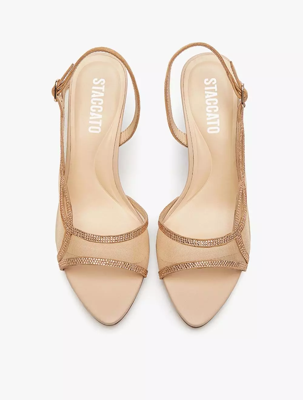 Staccato A87-5-AP1 Sandal Heels - Apricot