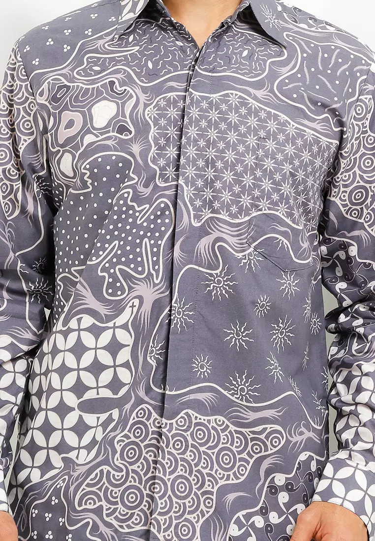 Carter Shirt Kemeja Batik Pria Panjang