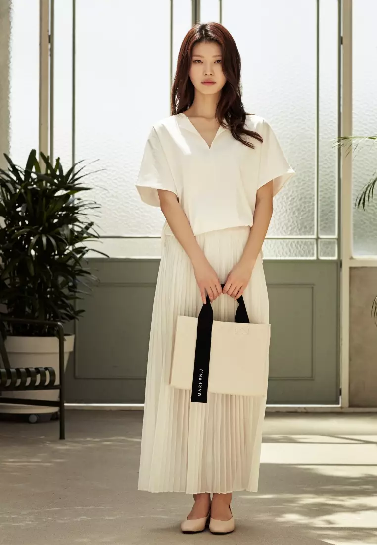 RICO Canvas Crossbody Bag Ivory