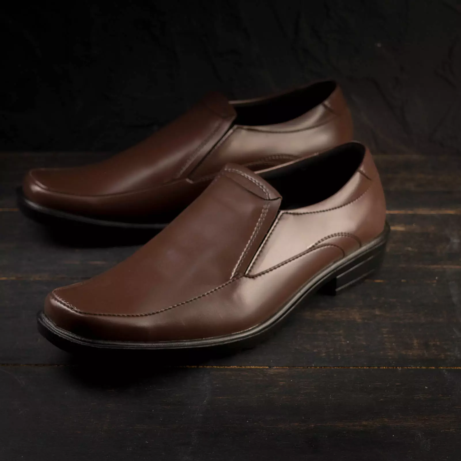 PAULMAY - Sepatu Formal Casual Pria Wina 77 Brown