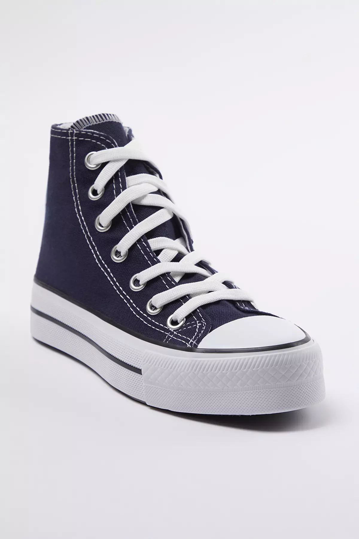 Lace-Up High-Top Sneakers
