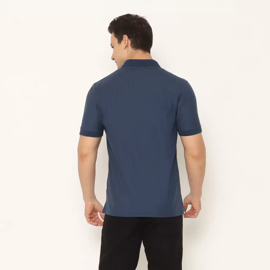 AMK Polo Shirt Pria PS Pigeon Navy
