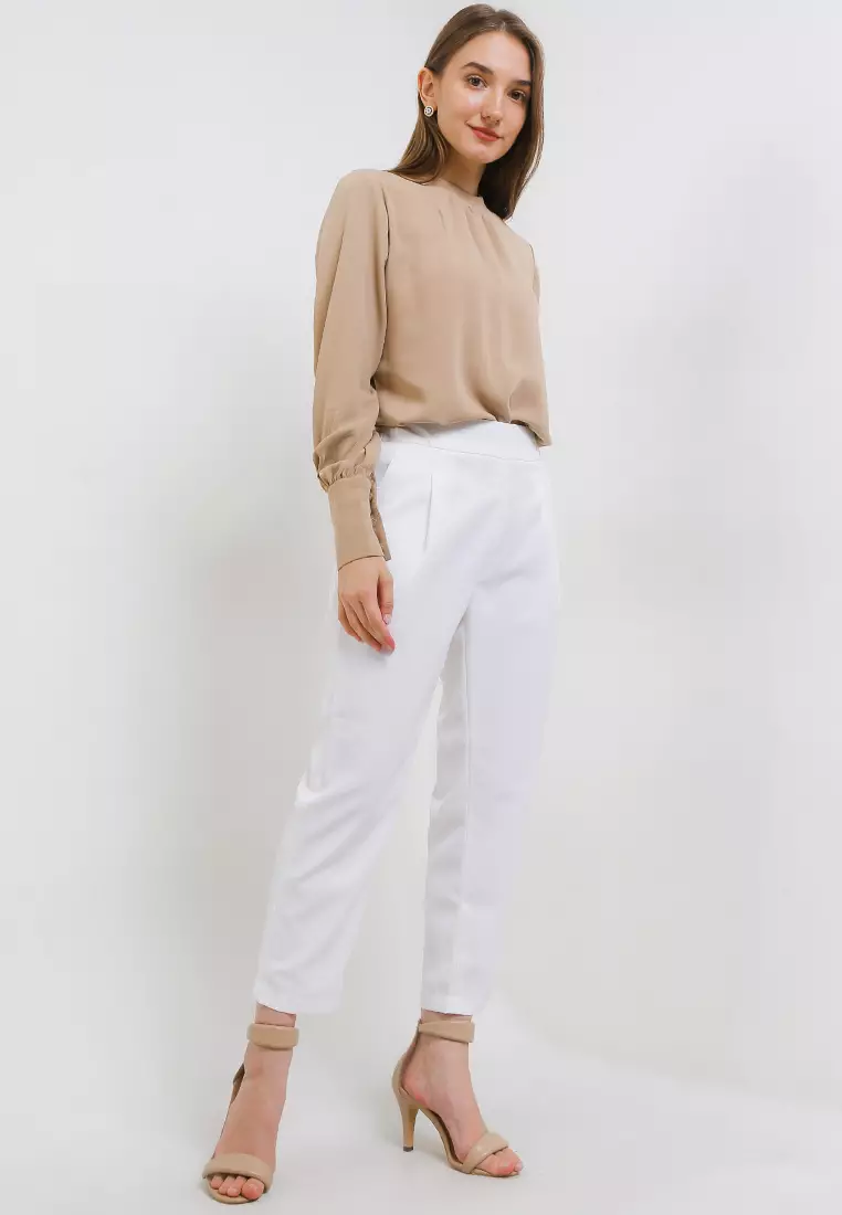 Petite Formal Crop Pants