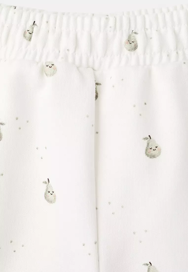 Printed Cotton Joggers