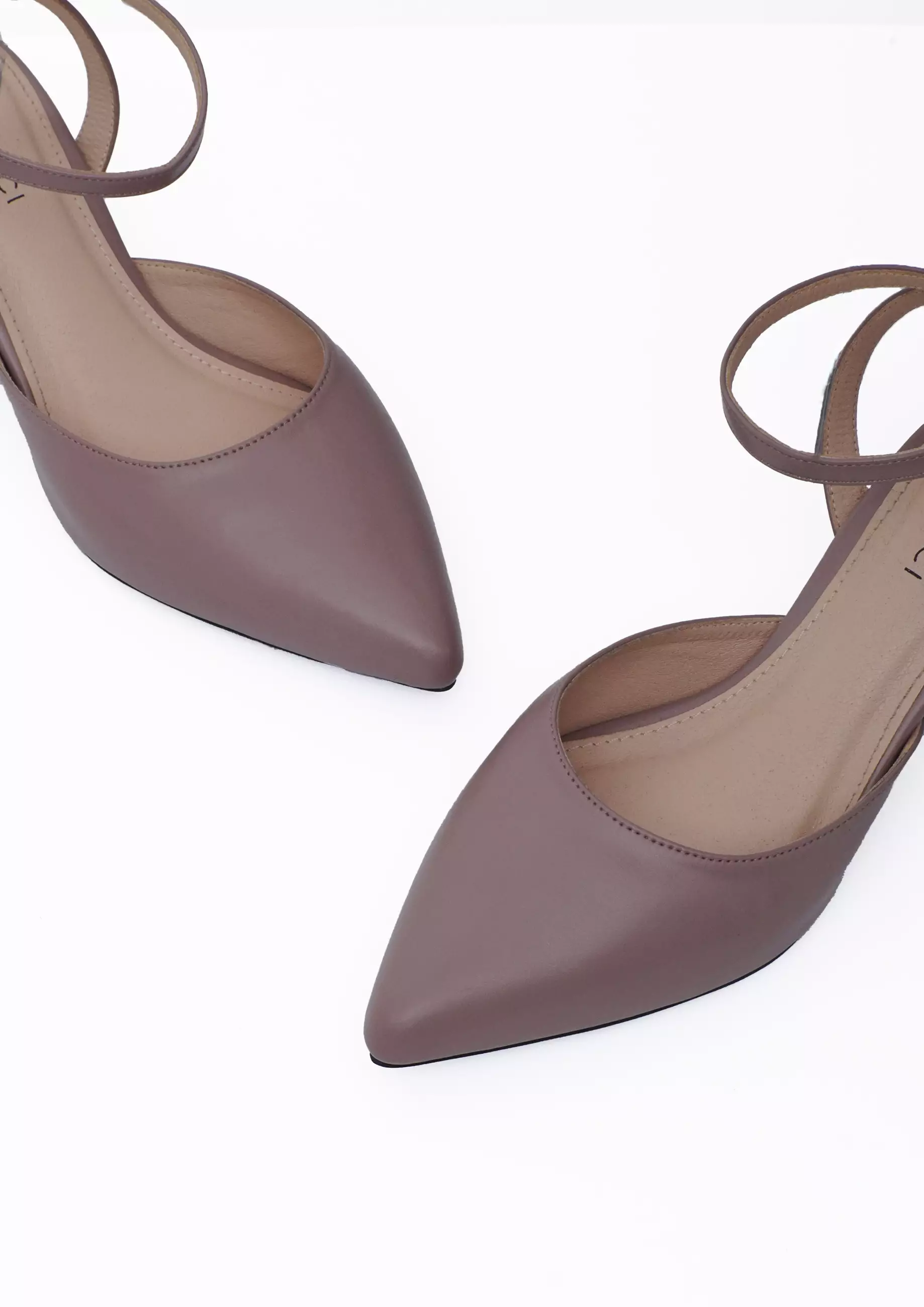 VIVI NICI - Questa Sepatu Sandal Mules Hak 5 Cm Mauve Purple