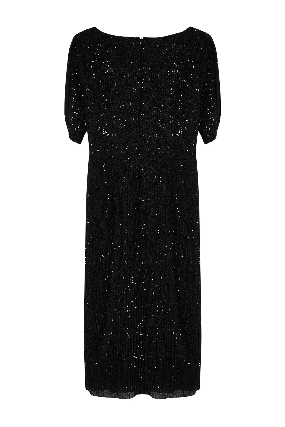 Straight Midi Short Fitted Dress