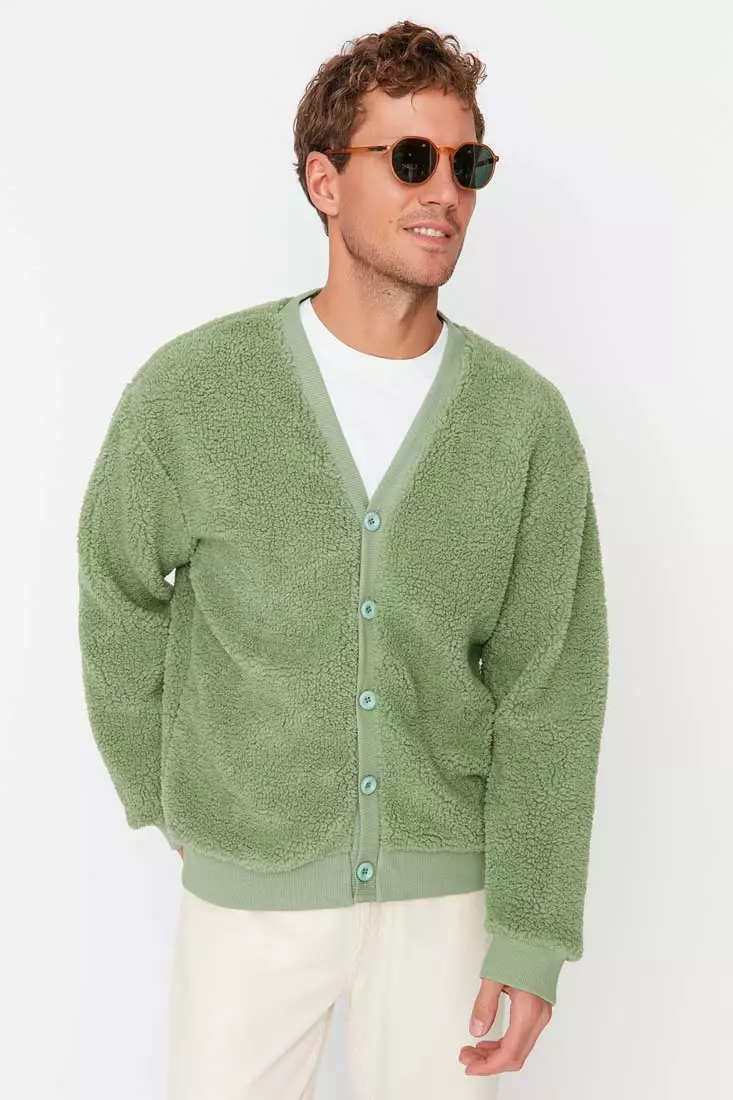 Thick on sale cardigan men