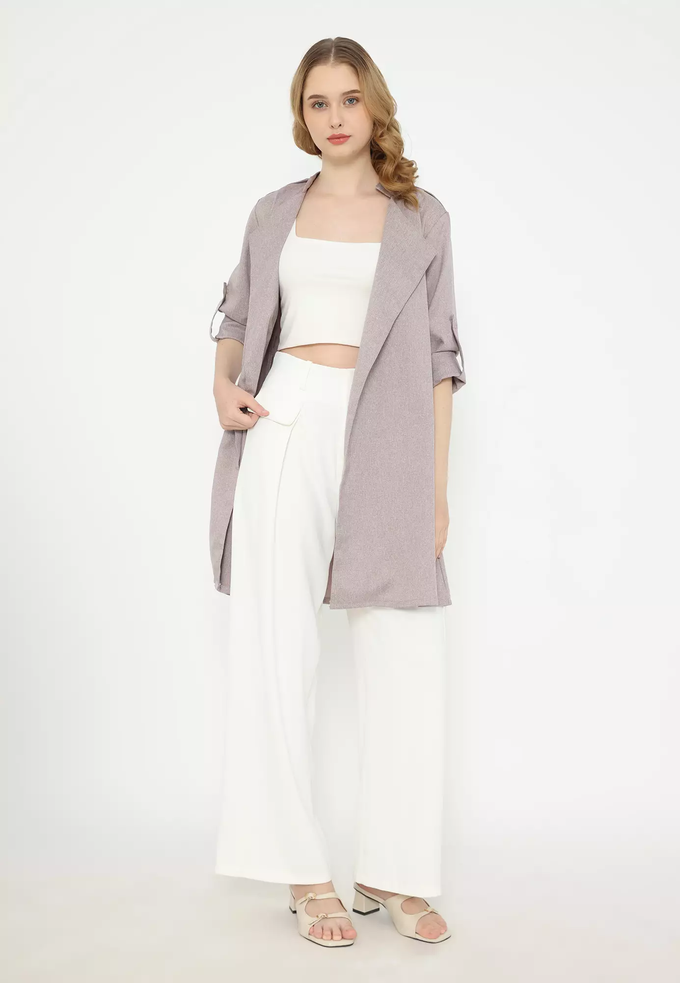 Casual Long Blazer
