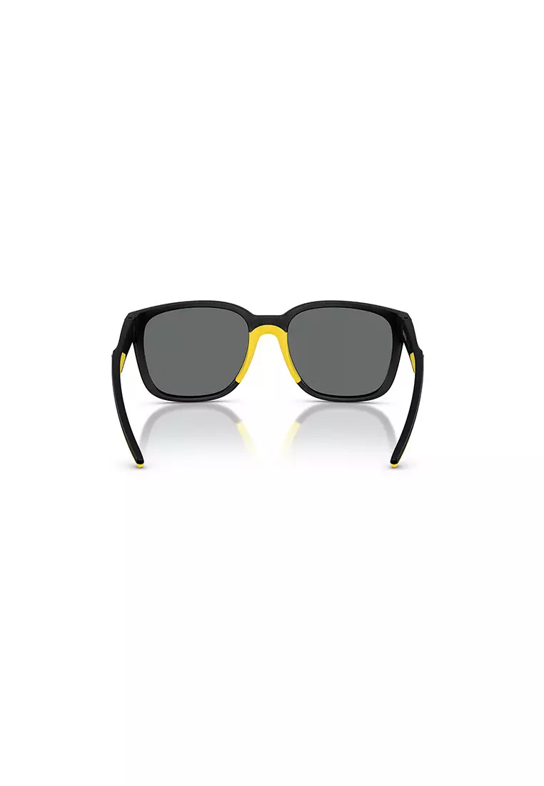 Unisex's Square Frame Black Injected Sunglasses - FZ6019D