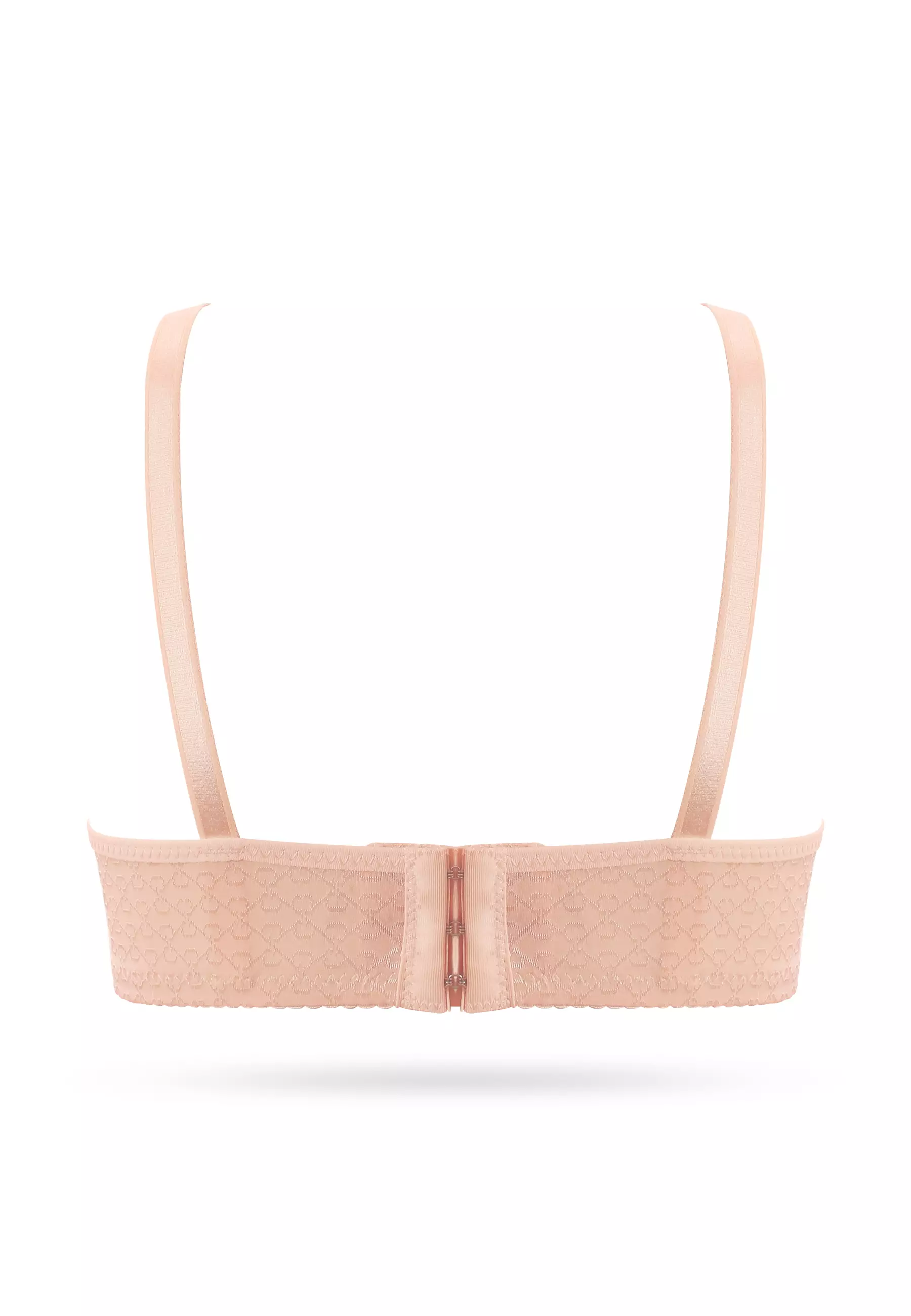 Wimiu BH Wanita Bra Wanita Busa Tipis Beha Tanpa Kawat Katun Cup B Kait 3 100177